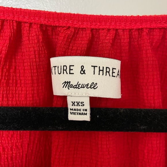 Red Madewell top size - Picture 2 of 4